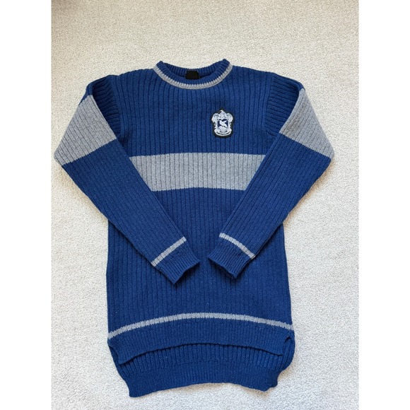 Harry Potter Ravenclaw Sweater Universal Studios 80% Wool Blend Scotland Small - Picture 1 of 7